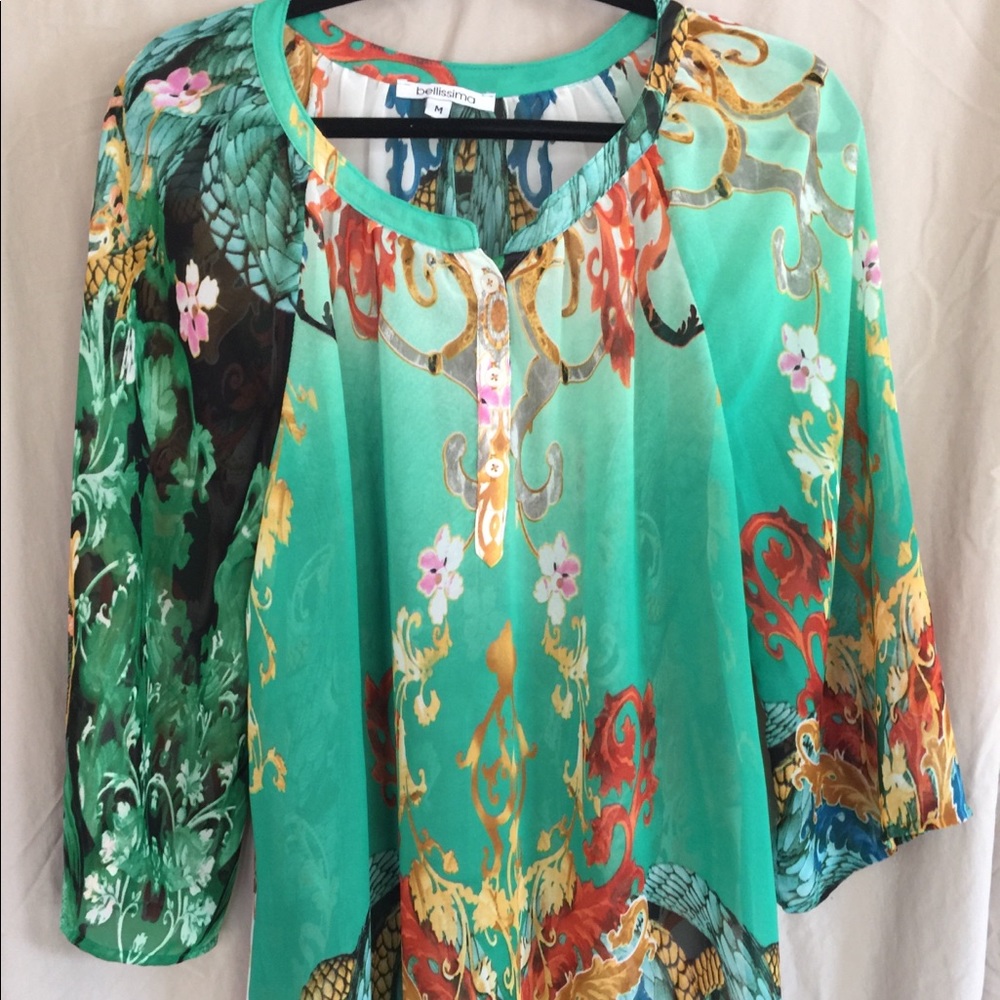 On Sale-Bellisima High-low blouse - Picture 3 of 5